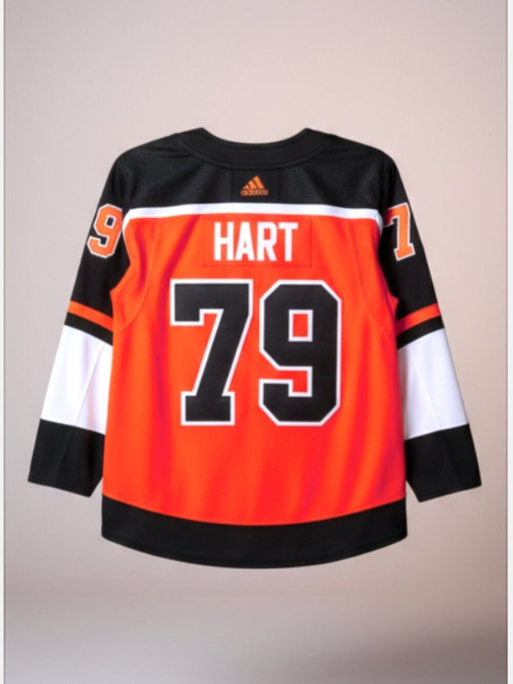 Adidas Philadelphia Flyers Carter Hart #79 NHL Hockey Jersey Men’s L 50 Goalie